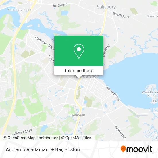 Andiamo Restaurant + Bar map