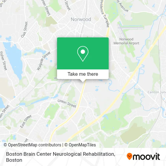 Boston Brain Center Neurological Rehabilitation map