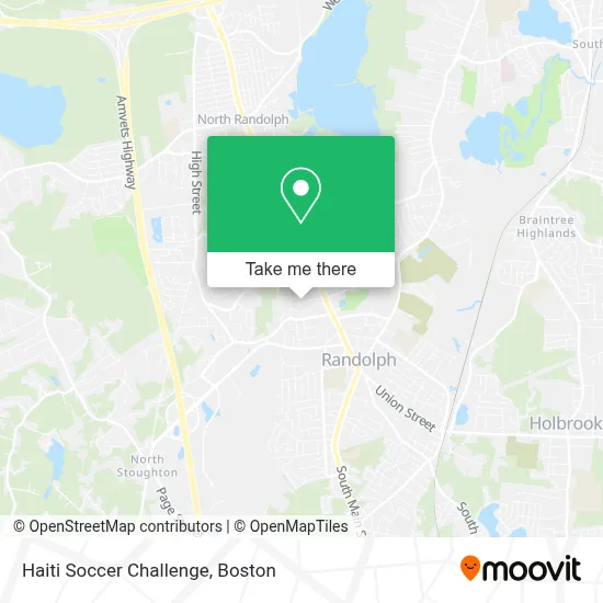 Haiti Soccer Challenge map