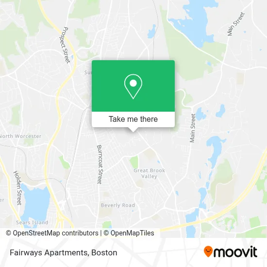 Fairways Apartments map