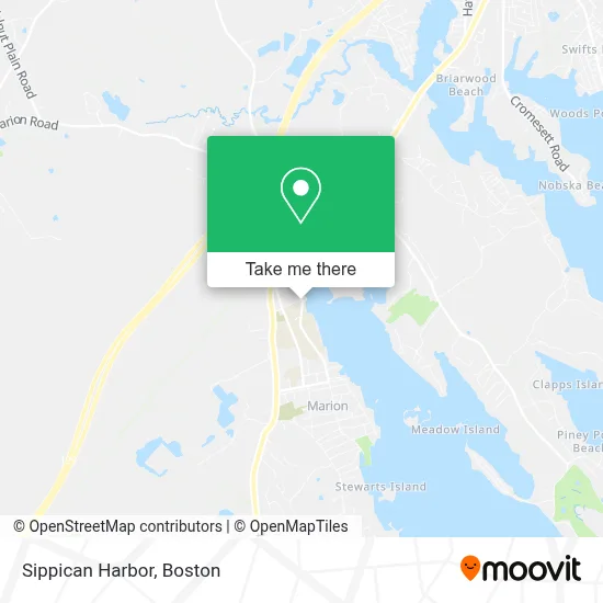 Sippican Harbor map