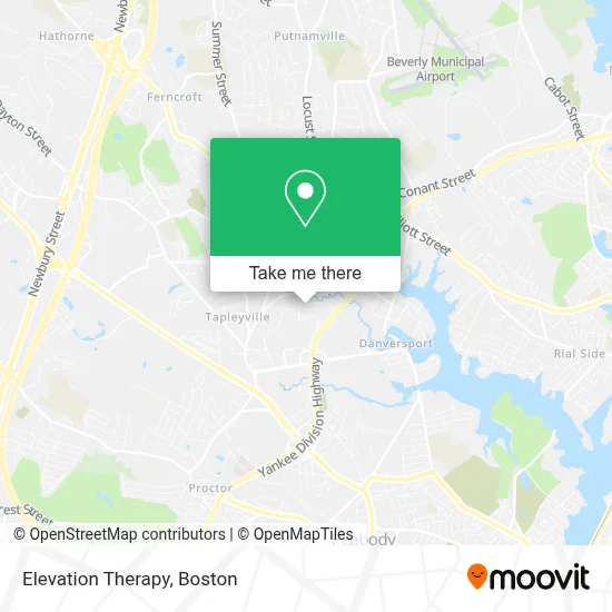 Elevation Therapy map