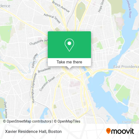 Xavier Residence Hall map