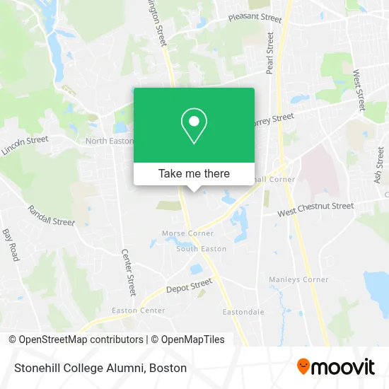 Stonehill College Alumni map