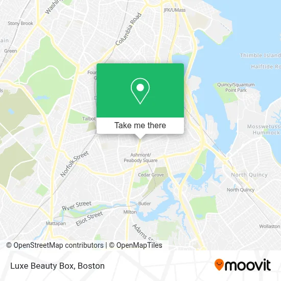 Luxe Beauty Box map