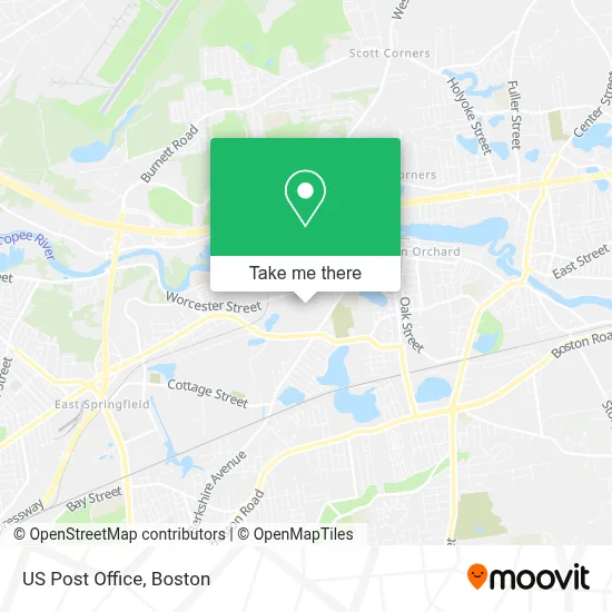Us Post Office map