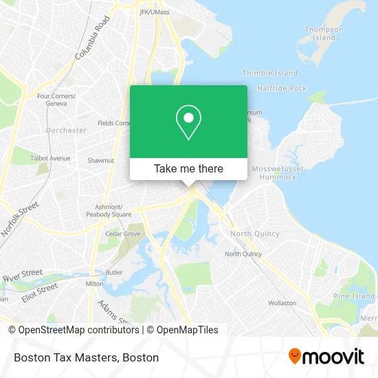 Boston Tax Masters map