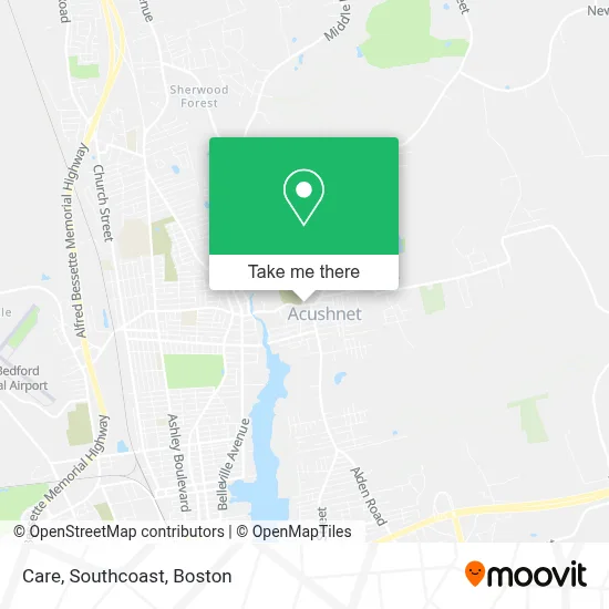 Care, Southcoast map