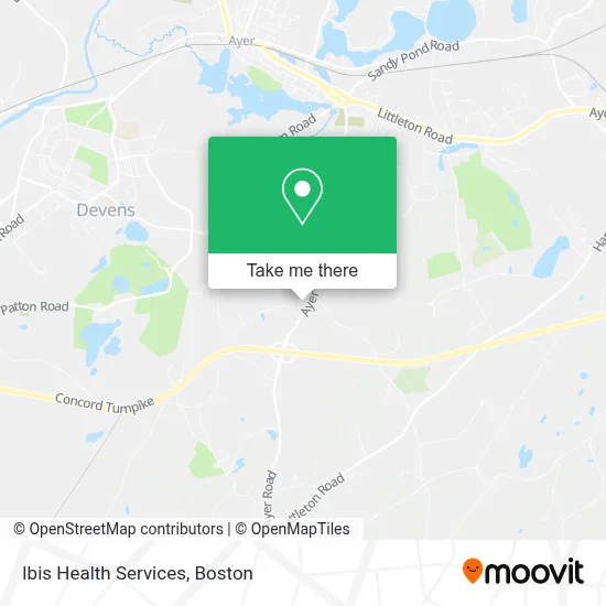 Ibis Health Services map