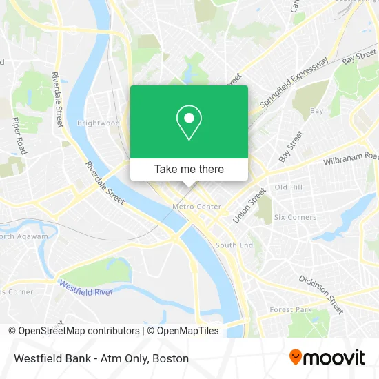 Westfield Bank - Atm Only map