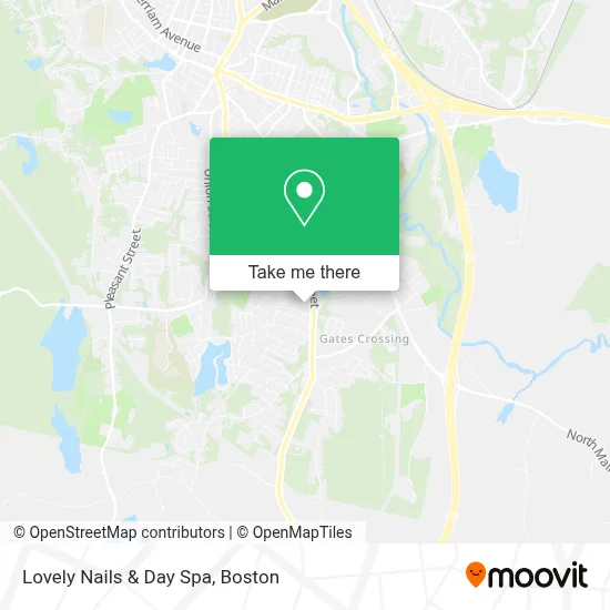 Lovely Nails & Day Spa map