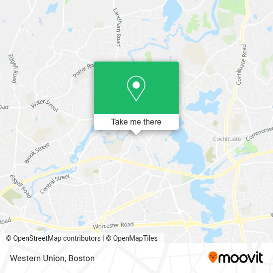Western Union map