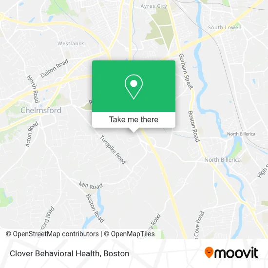 Clover Behavioral Health map
