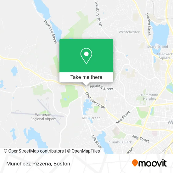 Muncheez Pizzeria map