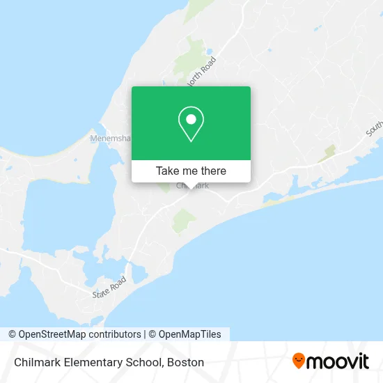 Chilmark Elementary School map