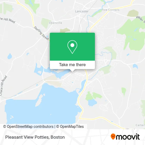 Pleasant View Potties map