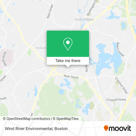 Wind River Environmental map