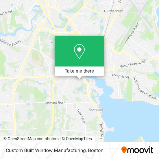 Custom Built Window Manufacturing map