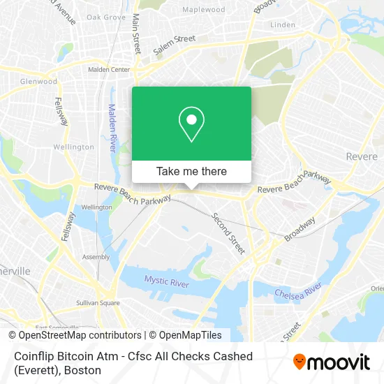 Coinflip Bitcoin Atm - Cfsc All Checks Cashed (Everett) map