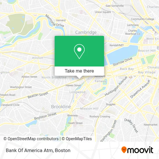 Bank Of America Atm map