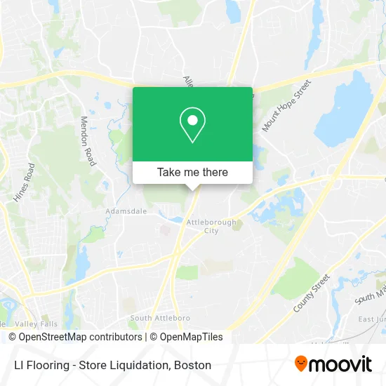 Ll Flooring - Store Liquidation map