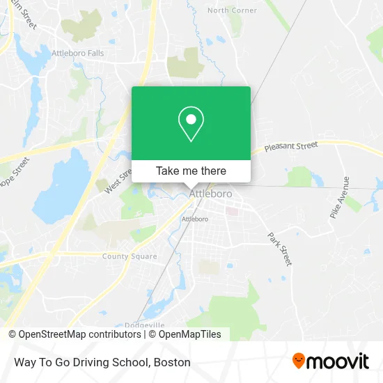 Way To Go Driving School map