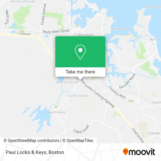Paul Locks & Keys map