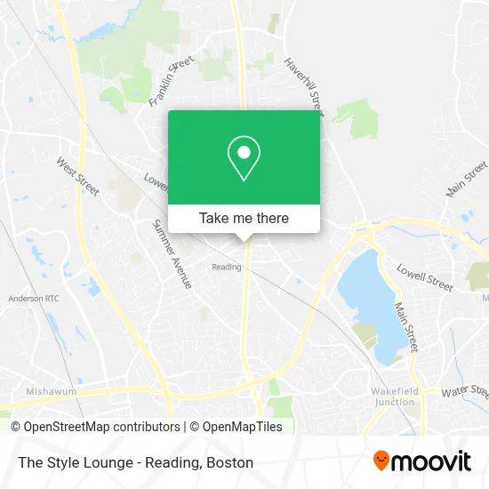 The Style Lounge - Reading map
