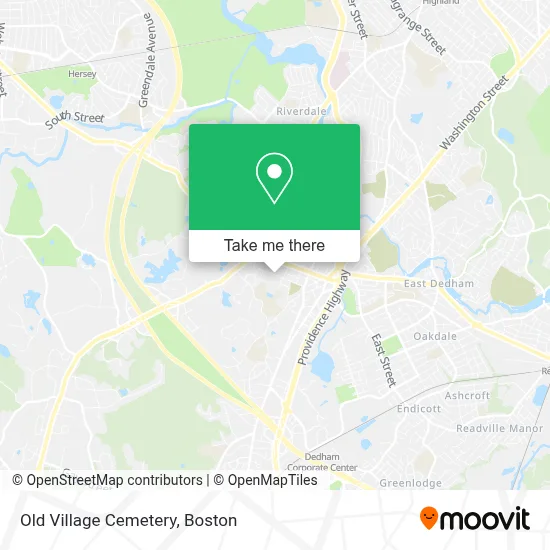 Old Village Cemetery map