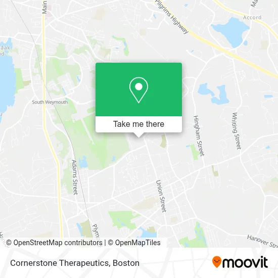 Cornerstone Therapeutics map