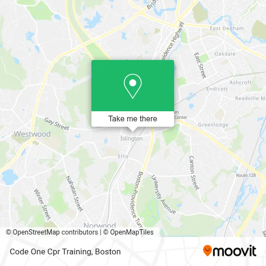 Code One Cpr Training map