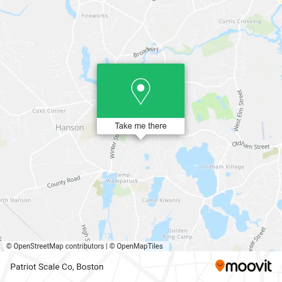 Patriot Scale Co map