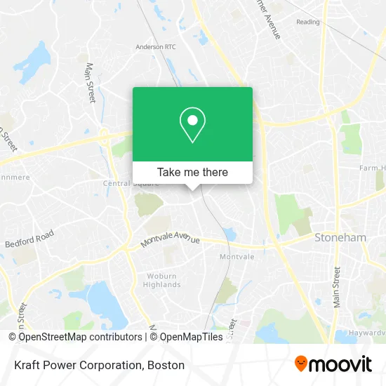 Kraft Power Corporation map