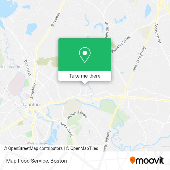 Map Food Service map