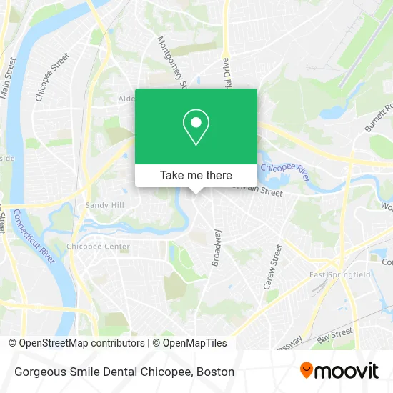 Gorgeous Smile Dental Chicopee map