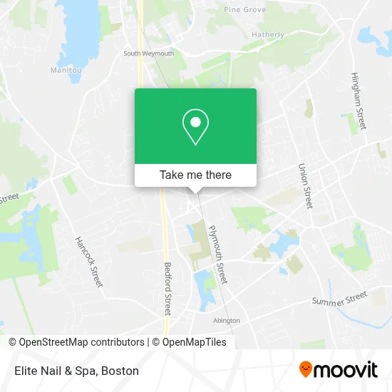 Elite Nail & Spa map