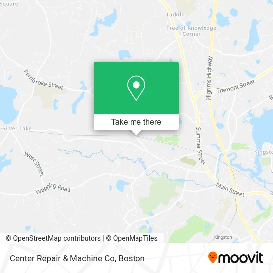 Center Repair & Machine Co map
