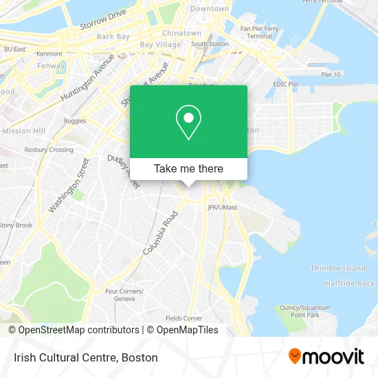 Irish Cultural Centre map