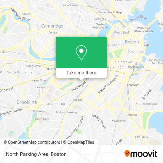North Parking Area map