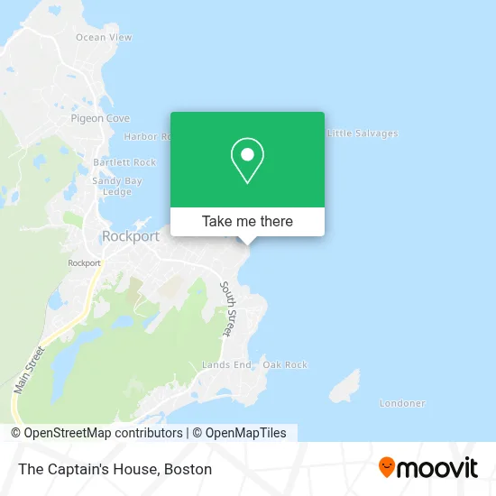 The Captain's House map