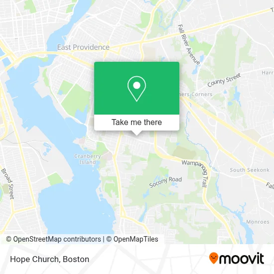Hope Church map