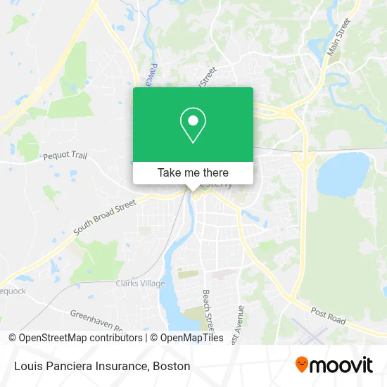Louis Panciera Insurance map