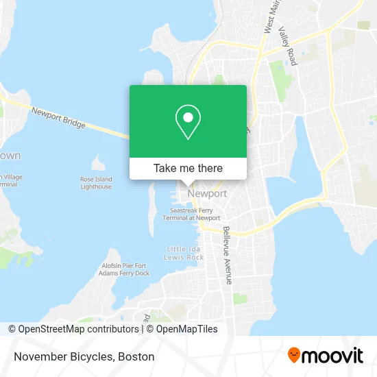 November Bicycles map