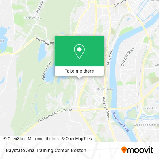 Baystate Aha Training Center map