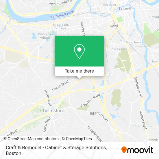 Craft & Remodel - Cabinet & Storage Solutions map