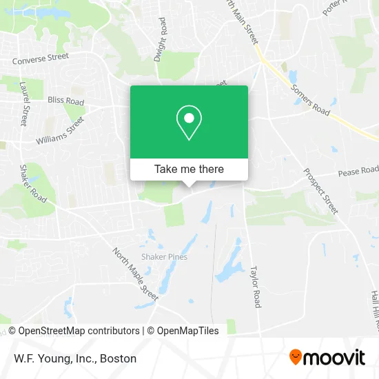 W.F. Young, Inc. map