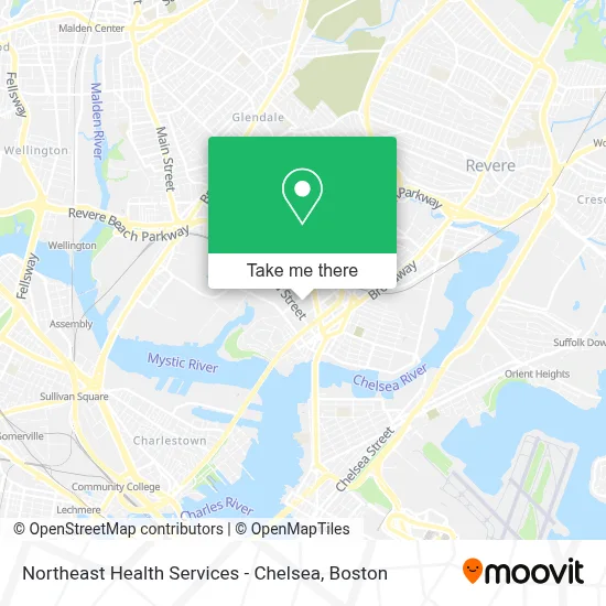 Northeast Health Services - Chelsea map