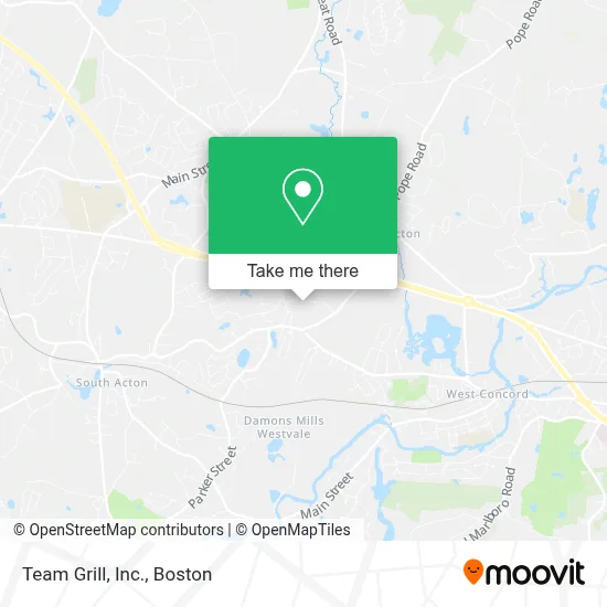 Team Grill, Inc. map