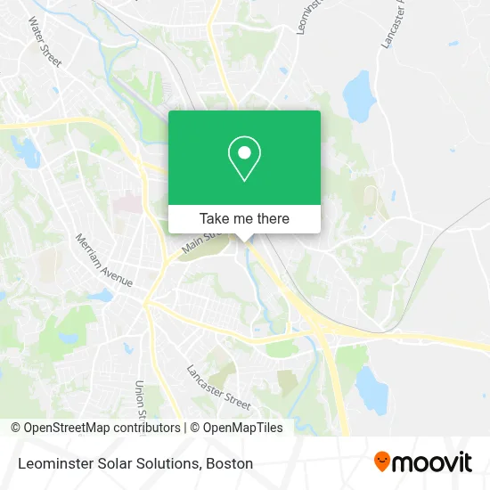 Leominster Solar Solutions map