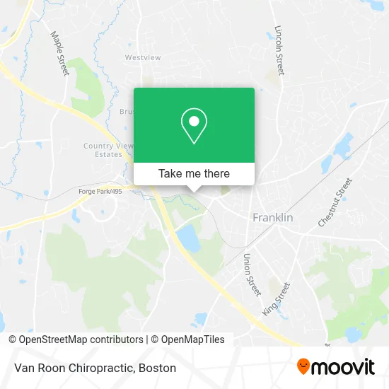 Van Roon Chiropractic map